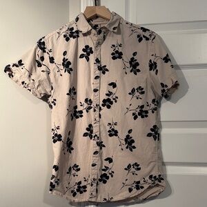 Floral Print Men's Shirt